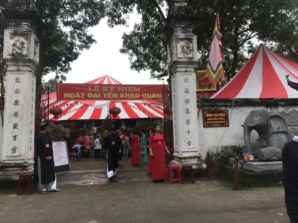 Lễ kỉ niệm 946 năm Ngày Đại yến khao quân tại đình Vạn Phúc