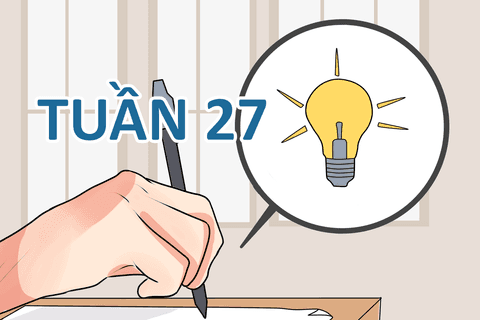 Phiếu Bài tập Toán - Tiếng Việt - Tuần 27