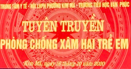 Tuyên truyền phòng chống xâm hại trẻ em tại trường Tiểu học Vạn Phúc, Ba Đình