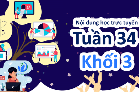 Nội dung học trực tuyến Khối 3 - Tuần 34 (từ 10/05/2021 đến 14/05/2021)