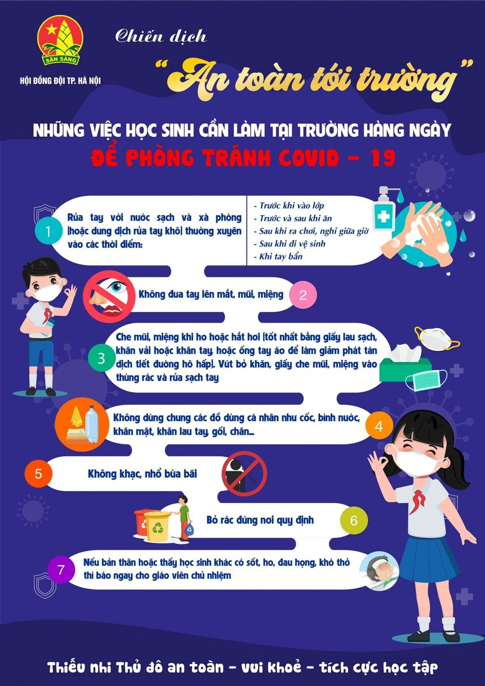 Triển khai chiến dịch "An toàn tới trường"