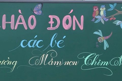 Chào đón các bé trường Mầm non Chim Non tham quan Trường Tiểu học Vạn Phúc, Ba Đình