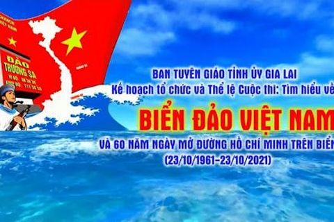 Cuộc thi "Tìm hiểu về biển, đảo Việt Nam và 60 năm ngày mở đường Hồ Chí Minh trên biển"