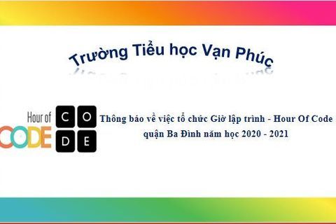 Thông báo Chung kết "Giờ lập trình - House Of Code"