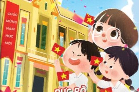 Ấn phẩm đặc biệt "Rực rỡ ngày khai giảng trắng" của Ban biên tập báo Cầu vồng