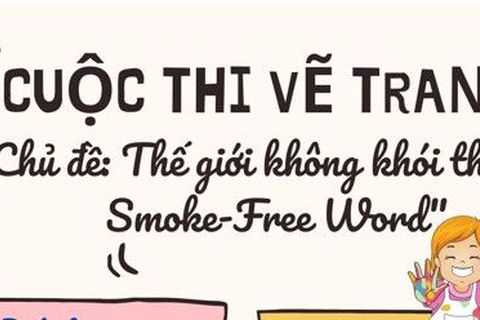 Cuộc thi vẽ tranh kèm khẩu hiệu Slogan phòng, chống tác hại của thuốc lá với chủ đề "Thế giới không khói thuốc - Smoke-Free Word" năm 2021