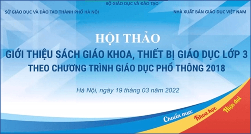 Trường Tiểu học Vạn Phúc tham dự Hội thảo Giới thiệu sách giáo khoa, thiết bị giáo dục lớp 3 theo chương trình giáo dục phổ thông 2018