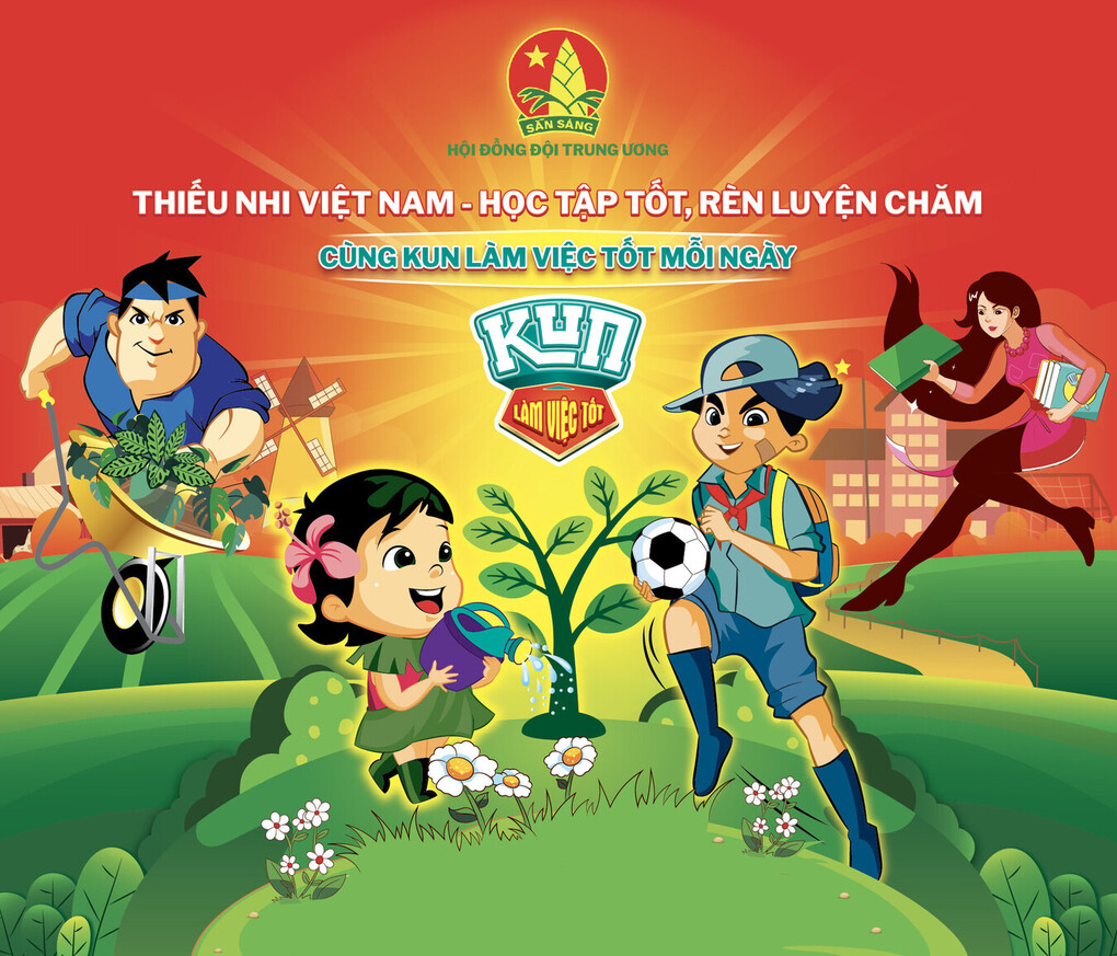 Chương trình "Thiếu nhi Việt Nam - Học tập tốt, rèn luyện chăm"