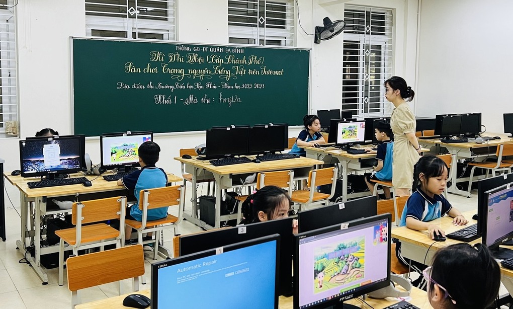 Trường Tiểu học Vạn Phúc tổ chức thành công sân chơi “Trạng Nguyên Tiếng Việt” cấp thành phố năm học 2022-2023