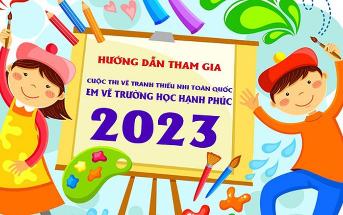 Cuộc thi vẽ tranh "Em vẽ trường học hạnh phúc" năm 2023