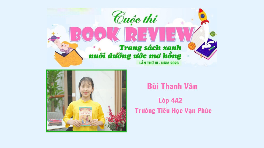 Tác phẩm dự thi Book Review 2023 lớp 4A2 - "Gương hiếu thảo"