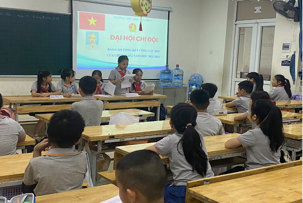 Chi đội 4A2 tổ chức thành công Đại hội Chi đội nhiệm kỳ năm học 2024–2025