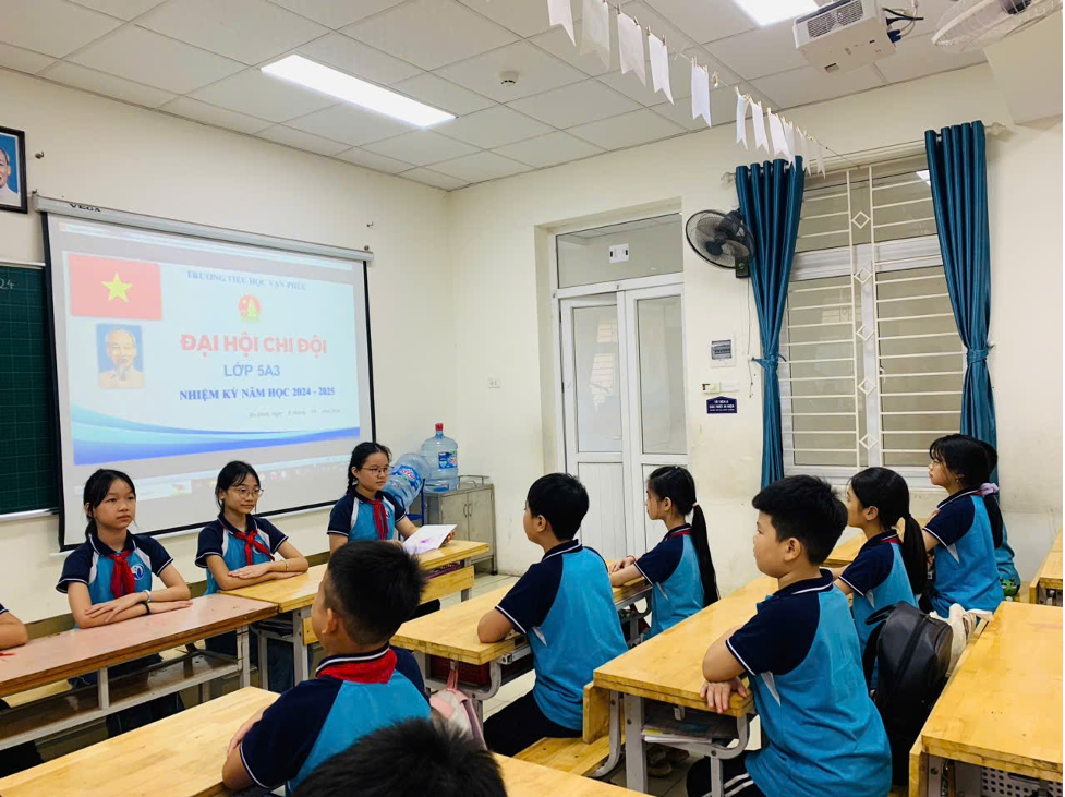 Chi đội 5A3 tổ chức Đại hội Chi đội nhiệm kỳ 2024-2025 thành công rực rỡ