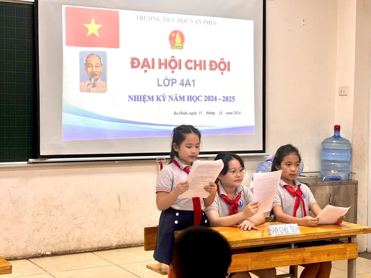 Đại hội Chi đội lớp 4A1 nhiệm kỳ năm học 2024-2025