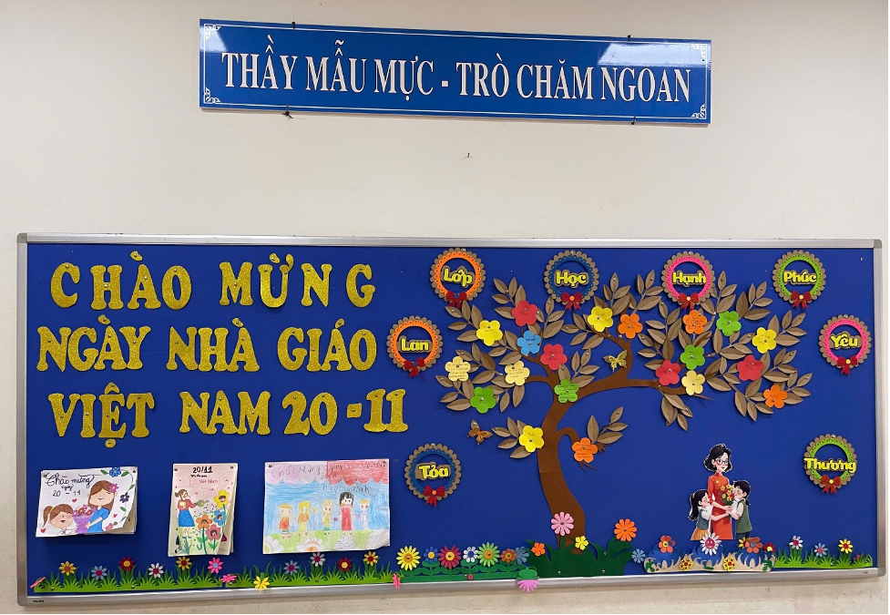 Lớp 4A1 hưởng ứng Hội thi hoạt động sáng tạo với slogan “Lớp học Hạnh phúc - Lan tỏa yêu thương”