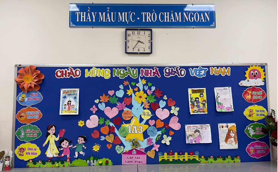 Lớp 4A3 hưởng ứng Hội thi hoạt động sáng tạo với Góc sáng tạo đầy màu sắc