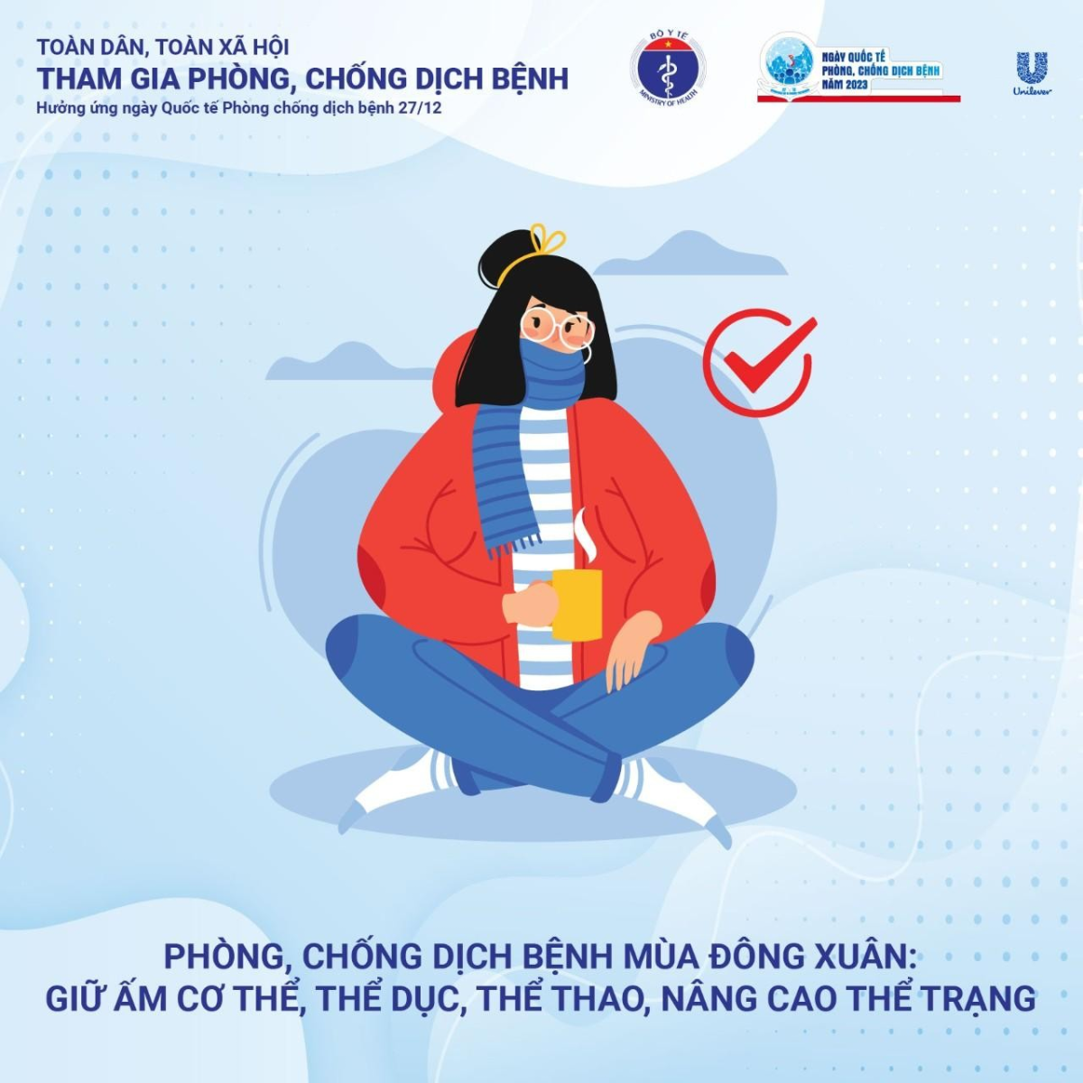 Bài tuyên truyền phòng chống dịch bệnh mùa đông, cách giữ ấm cơ thể trong mùa lạnh