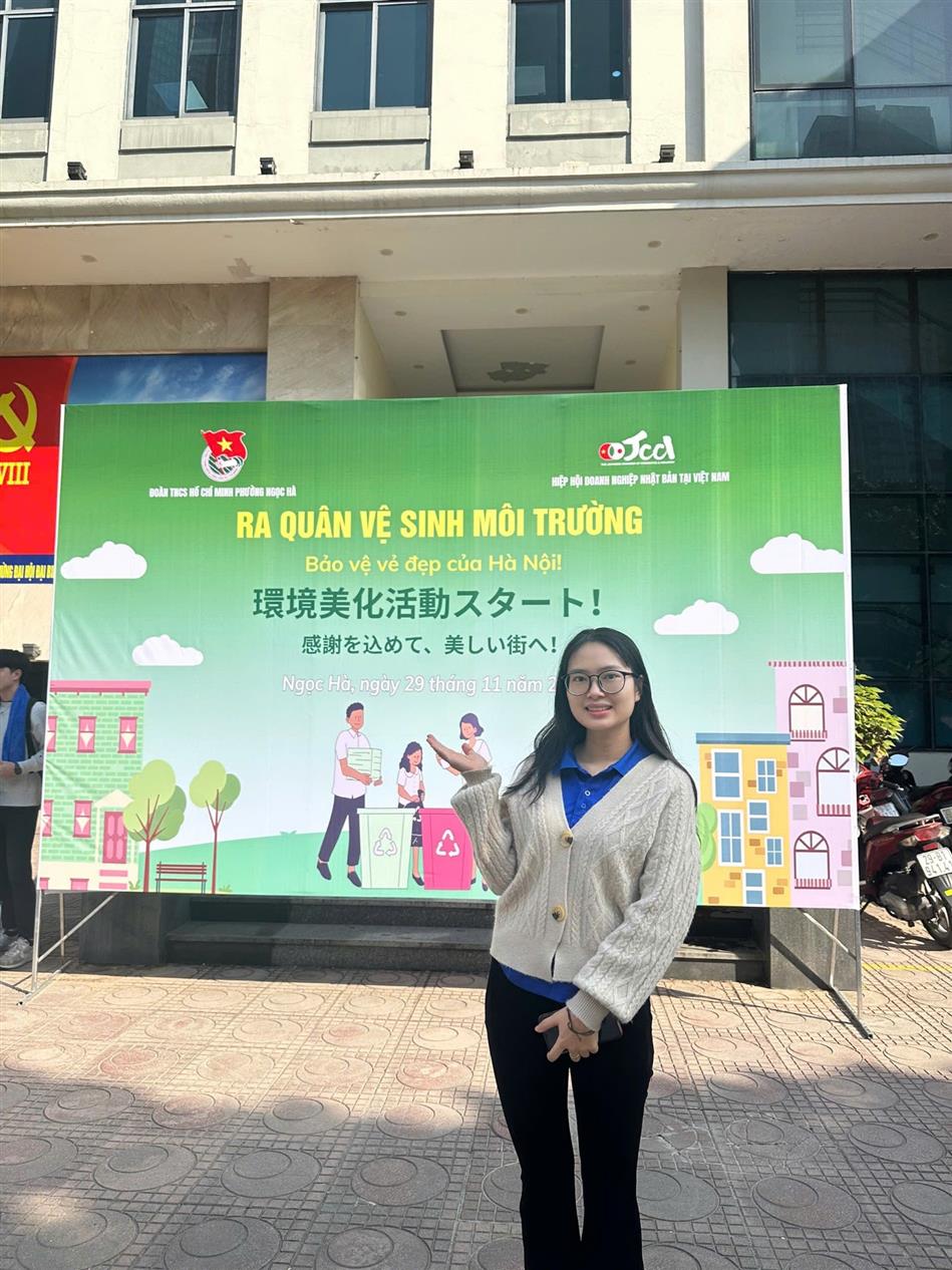 Tuổi trẻ Vạn Phúc chung tay, thắp sáng tình hữu nghị Việt - Nhật:  Ra quân Vệ sinh Môi trường tại các tuyến phố trên địa bàn phường