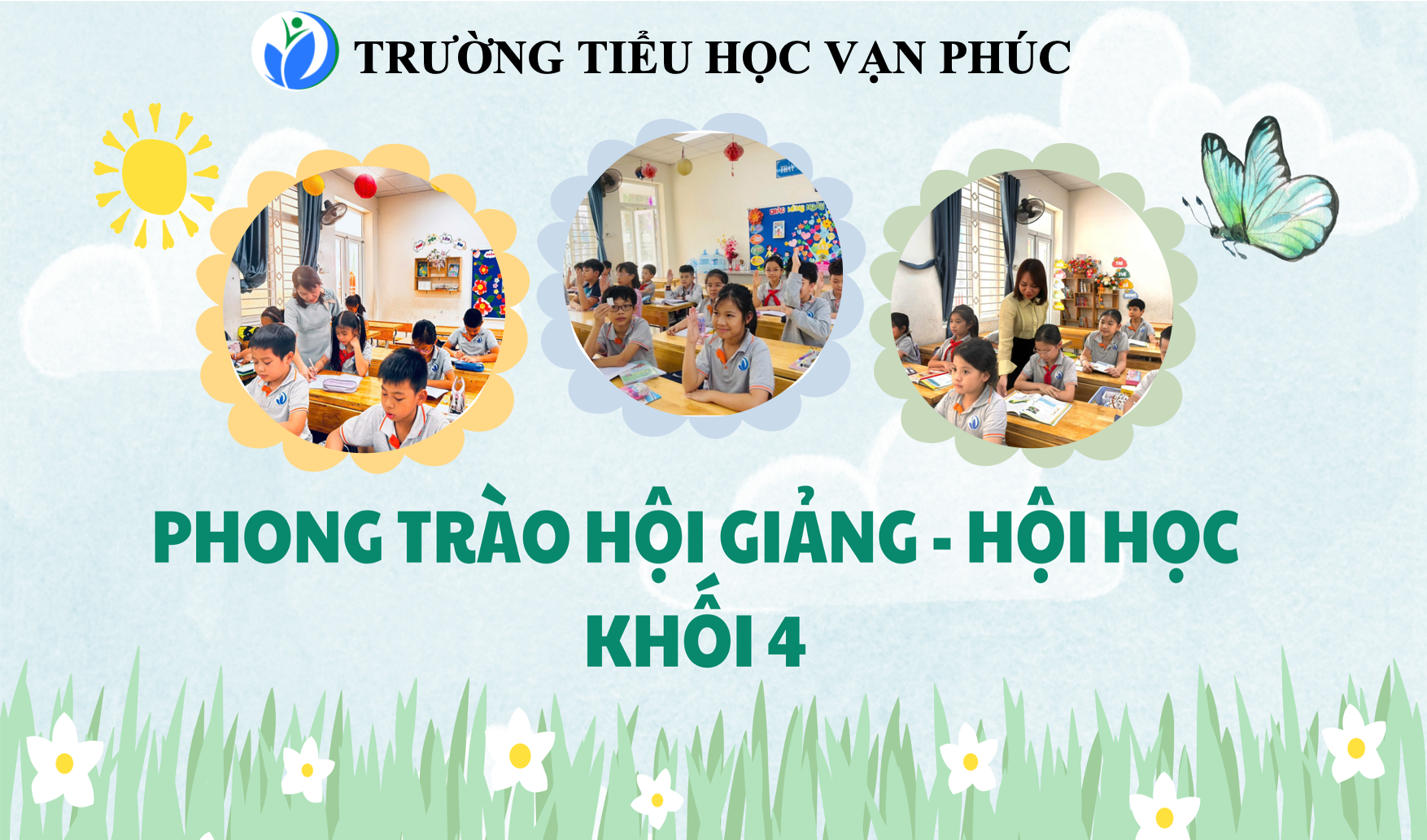 Giáo viên khối 4 Trường Tiểu học Vạn Phúc hưởng ứng phong trào Hội giảng - Hội học Chào mừng ngày Nhà giáo Việt Nam 20/11