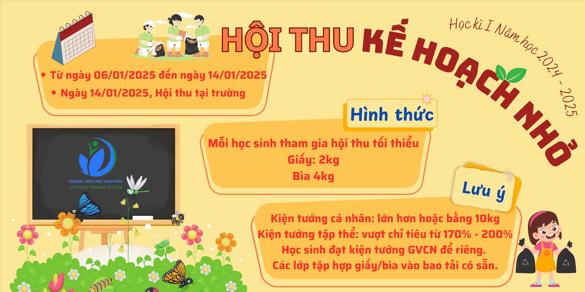 Phong trào Kế hoạch nhỏ (đợt 1) - Năm học 2024-2025