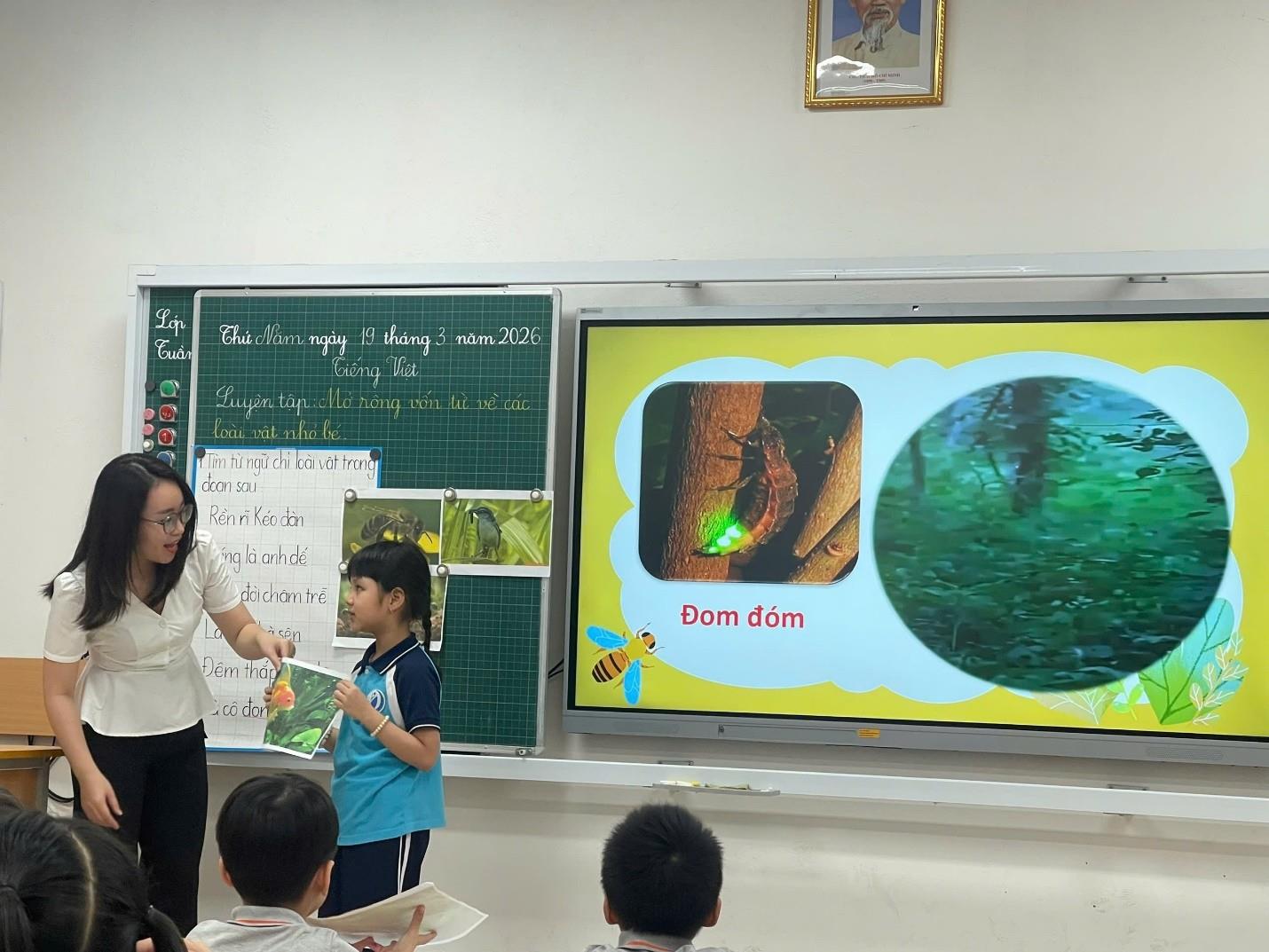 TIẾT DẠY MÔN TIẾNG VIỆT LỚP 2: MỞ RỘNG VỐN TỪ VỀ CÁC CON VẬT NHỎ BÉ – DẤU CHẤM, DẤU CHẤM HỎI